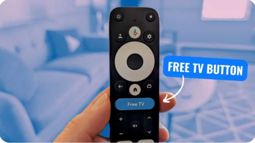 GOOGLE TV is all-in on free TV,mandating a dedicated button on remote